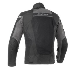 Clover AIRJET-4 Kadın File Korumalı Motosiklet Montu Siyah - 2