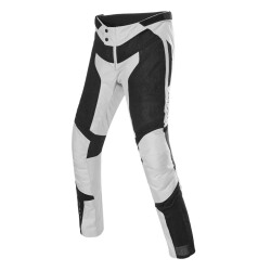 Clover Airjet Yazlık Korumalı Kadın Motosiklet Pantolonu Siyah / Gri - Clover