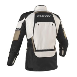 GARAJJ Clover Dakar-2 WP Korumalı Motosiklet Montu Siyah / Bej - Clover (1)