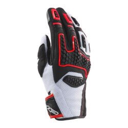 Clover GTS-3 Korumalı Yazlık Motosiklet Eldiveni Beyaz / Kırmızı - Clover