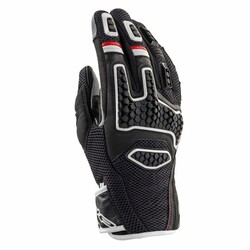 Clover GTS-3 Korumalı Yazlık Motosiklet Eldiveni Siyah / Beyaz - 1