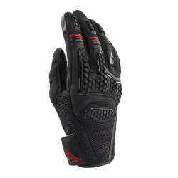 Clover GTS-3 Korumalı Yazlık Motosiklet Eldiveni Siyah - 1