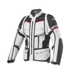 Clover GTS-4 Airbag Korumalı Motosiklet Montu Gri - 4
