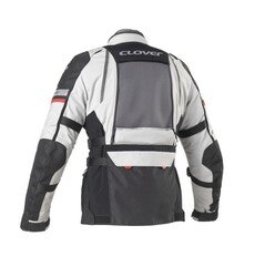 Clover GTS-4 Airbag Korumalı Motosiklet Montu Gri - 10