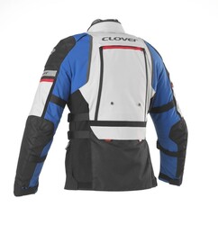 Clover GTS-4 Airbag Korumalı Motosiklet Montu Mavi / Gri - 2