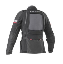 Clover GTS-4 Airbag Korumalı Motosiklet Montu Siyah - 4