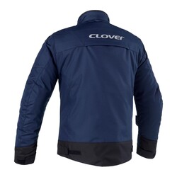 Clover Looping Korumalı Kadın Motosiklet Montu Mavi - 2