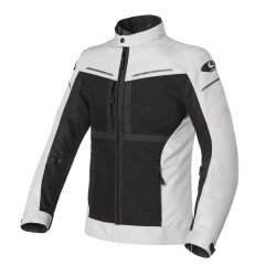 Clover NetStyle 2 Korumalı Yazlık Kadın Motosiklet Montu Siyah / Gri - 1