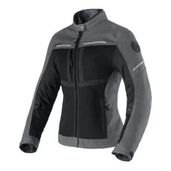 Clover Netstyle-3 WP Korumalı Kadın Motosiklet Montu Siyah / Gri / Kırmızı - 1