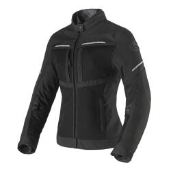 Clover Netstyle-3 WP Korumalı Kadın Motosiklet Montu Siyah - 1