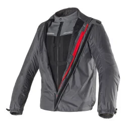 Clover Netstyle-3 WP Korumalı Motosiklet Montu Siyah / Gri / Kırmızı - 3