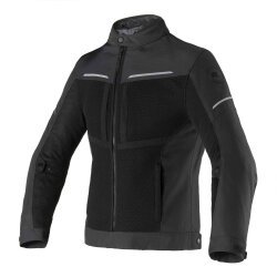 Clover Netstyle-3 WP Korumalı Motosiklet Montu Siyah - 1