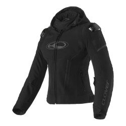 Clover Rainblade-3 WP Korumalı Kadın Motosiklet Montu Siyah - 1