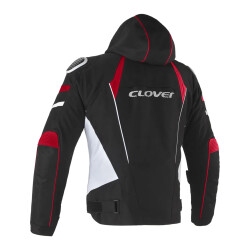Clover Rainblade-3 WP Korumalı Motosiklet Montu Siyah / Kırmızı - Clover (1)