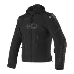 Clover Rainblade-3 WP Korumalı Motosiklet Montu Siyah - Clover