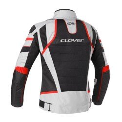 GARAJJ Clover RainJet-2 WP Korumalı Kadın Motosiklet Montu Kırmızı / Gri - 2