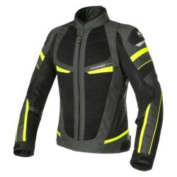 Clover RainJet-2 WP Korumalı Kadın Motosiklet Montu Koyu Gri 