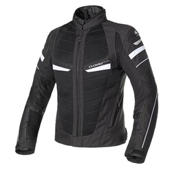 Clover RainJet-2 WP Korumalı Motosiklet Montu Siyah / Beyaz - Clover
