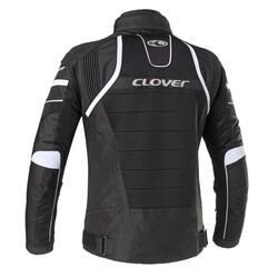 Clover RainJet-2 WP Korumalı Motosiklet Montu Siyah / Beyaz - Clover (1)