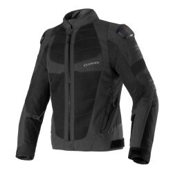 Clover Rainjet-3 WP Korumalı Motosiklet Montu Siyah - 1