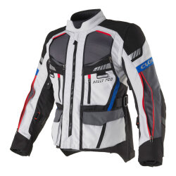 Clover Rally Pro WP Korumalı Motosiklet Montu Siyah / Gri - 3