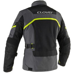 Clover Ventouring-4 WP Korumalı Motosiklet Montu Gri / Siyah / Kırmızı - Clover (1)