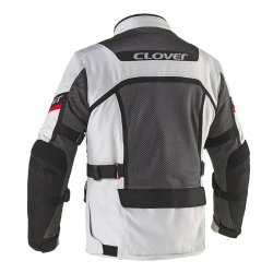 Clover Ventouring-4 WP Korumalı Motosiklet Montu Gri / Siyah / Kırmızı - 2