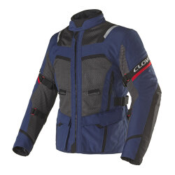 Clover Ventouring-4 WP Korumalı Motosiklet Montu Mavi / Siyah - Clover