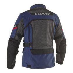 Clover Ventouring-4 WP Korumalı Motosiklet Montu Mavi / Siyah - 2
