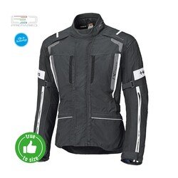 Held 4-Touring II Korumalı Çocuk Motosiklet Montu Siyah / Beyaz - 1