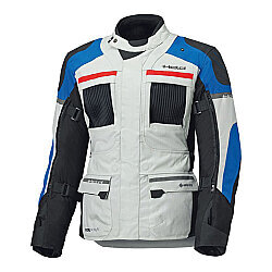 Held Carese 3 Adventure Korumalı Motosiklet Montu Gri / Mavi - 3