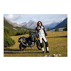 Held Carese 3 Adventure Korumalı Motosiklet Pantolonu Gri / Siyah - 4