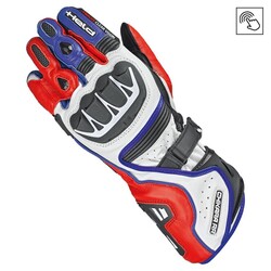 Held Chikara RR Sport Korumalı Motosiklet Eldiveni Beyaz / Kırmızı / Mavi - 2