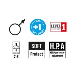 Held Dawson Korumalı Motosiklet Pantolonu Siyah - 3