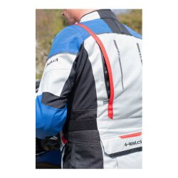 Held Hakuna Matata 3 Adventure Korumalı Motosiklet Montu Gri / Mavi - 4