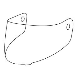 Held Katana Vizör Şeffaf - Held