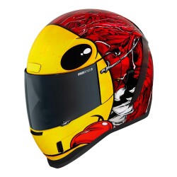 Icon Airform Brozak MIPS Kapalı Motosiklet Kaskı Kırmızı / Sarı - ICON