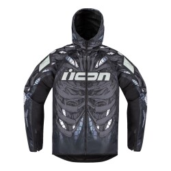 GARAJJ Icon Airform Manik RR Korumalı Motosiklet Montu Siyah / Gri - ICON