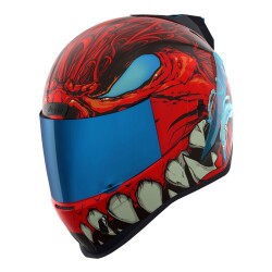 Icon Airform Manik RR MIPS Kapalı Motosiklet Kaskı Siyah / Kırmızı / Mavi - ICON