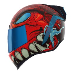Icon Airform Manik RR MIPS Kapalı Motosiklet Kaskı Siyah / Kırmızı / Mavi - ICON