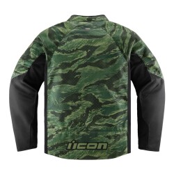 GARAJJ Icon Hooligan CE Tigersblood Korumalı Motosiklet Montu Siyah / Yeşil - ICON (1)