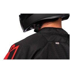 GARAJJ Icon Hooligan Korumalı Motosiklet Montu Siyah / Kırmızı - 6