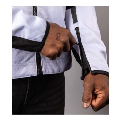 GARAJJ Icon Overlord 3 Korumalı Motosiklet Montu Siyah / Beyaz - 6