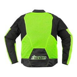 Icon Overlord 3 Mesh Korumalı Motosiklet Montu Siyah / Sarı - 2