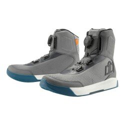 Icon Overlord Vent Korumalı Motosiklet Botu Gri - ICON