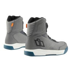 Icon Overlord Vent Korumalı Motosiklet Botu Gri - ICON (1)