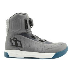 Icon Overlord Vent Korumalı Motosiklet Botu Gri - 3