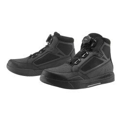 GARAJJ Icon Patrol 3 WP CE Korumalı Motosiklet Botu Siyah - ICON