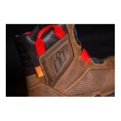 GARAJJ Icon Stormhawk Korumalı Motosiklet Botu Kahverengi - 8
