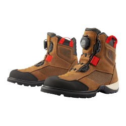 Icon Stormhawk Korumalı Motosiklet Botu Kahverengi - ICON